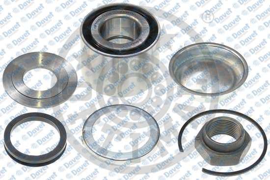 OPTIMAL 602858 Arka Teker Rulmani [Kit] C2 C3 Saxo Xsara P106 P206 P206+ P306 P1007 1.4hdi 1.6 Hdi
